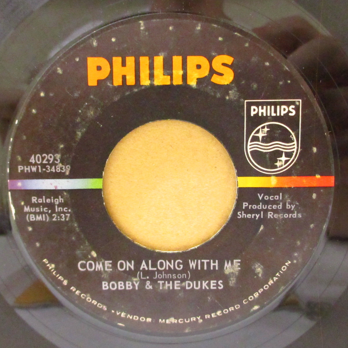 BOBBY & THE DUKES (ボビー&ザ・デュークス) - Ah, Ah, Ah (US '66 オリジナル 7インチ)ブルーアイドSOUL、NEW BREED〜ラテン・ノーザン!