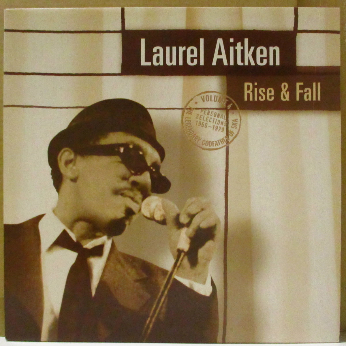 LAUREL AITKEN (ローレル・エイトキン) - Rise & Fall - The Legendary Godfather Of Ska Volume 4 (German '01 再発 LP) 初期音源コンピレーション