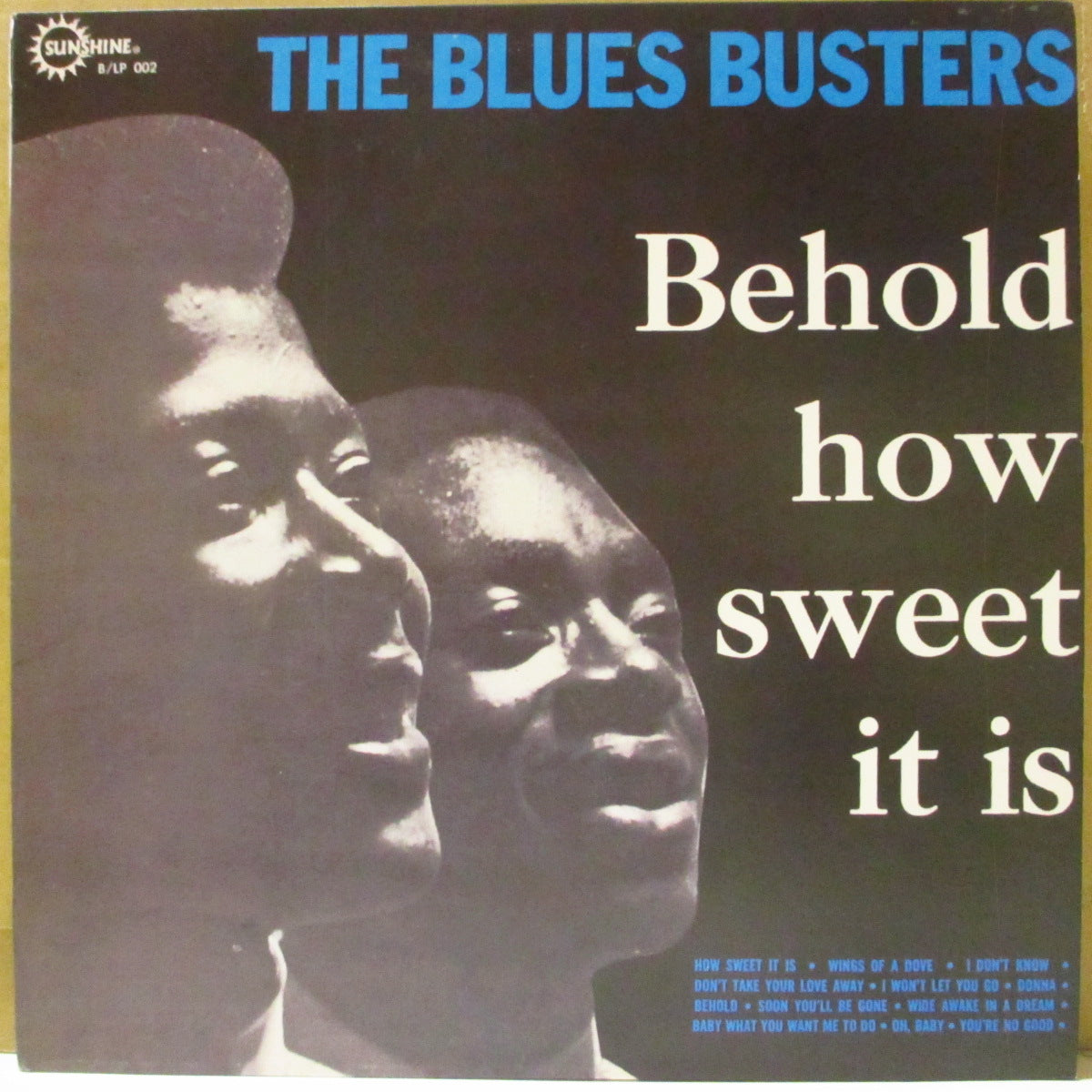 BLUES BUSTERS (ブルース・バスターズ) - Behold... How Sweet It Is (Jamaica 90's 再発「オレンジラベ」 LP) '64年1stアルバム