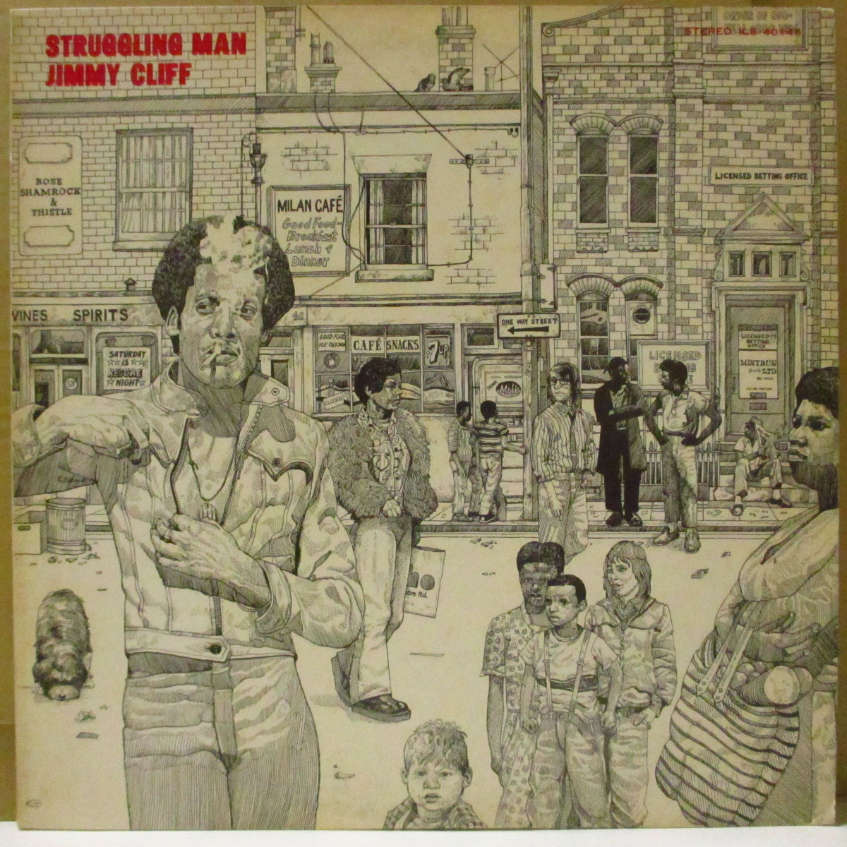 JIMMY CLIFF (ジミー・クリフ) - Struggling Man (Japan '78 再発「ILS-40145盤」 LP+インサート/帯欠) '73年アルバム