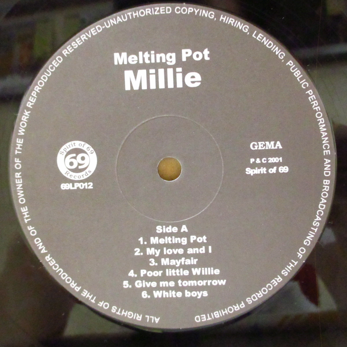 MILLIE (SMALL) (ミリー (スモール)) - Melting Pot (German '01 再発 LP/別デザイン光沢ジャケ)