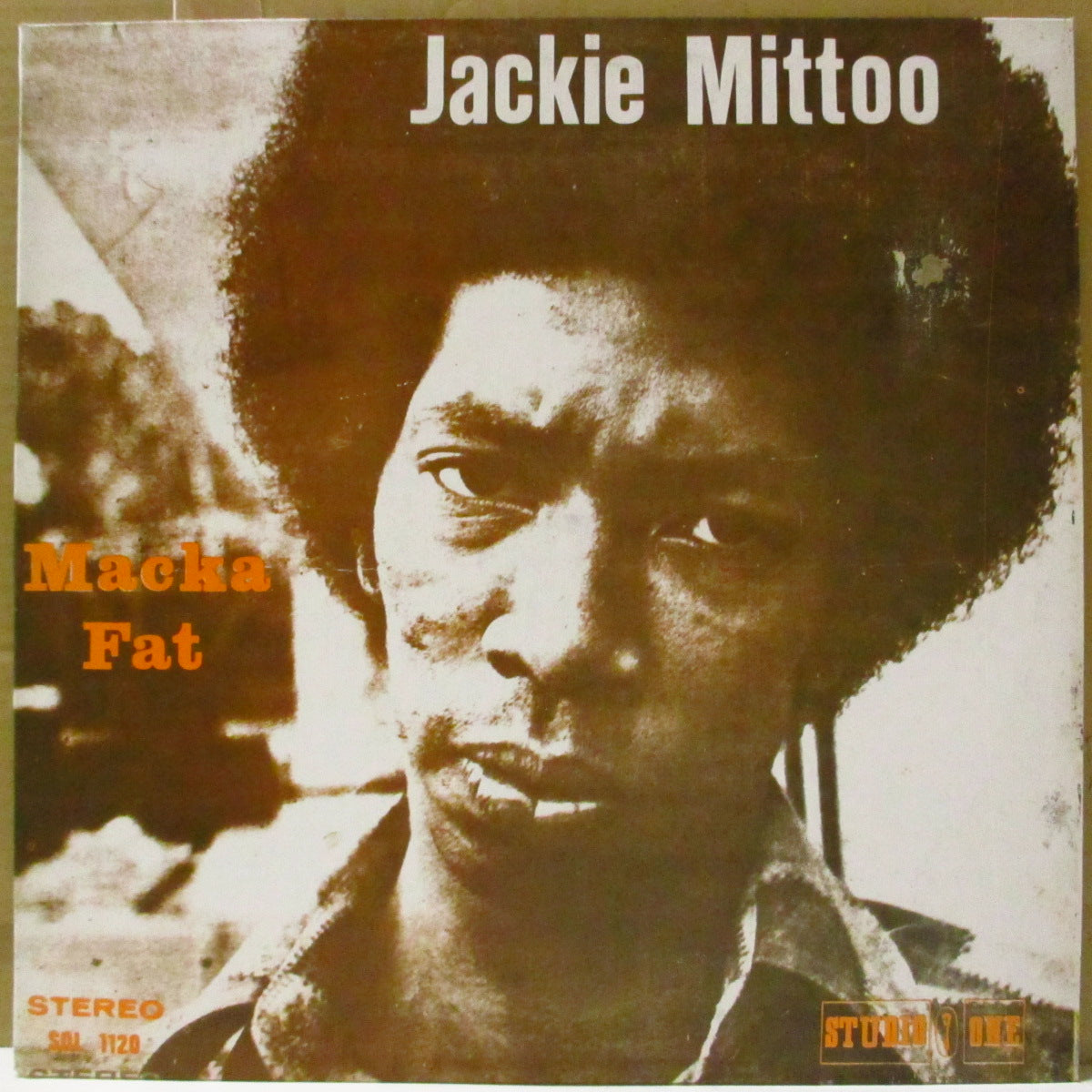 JACKIE MITTOO (ジャッキー・ミットゥ) - Macka Fat (US '90s 再発「両面左部にNY住所印刷白ラベ」 LP) 5thアルバム