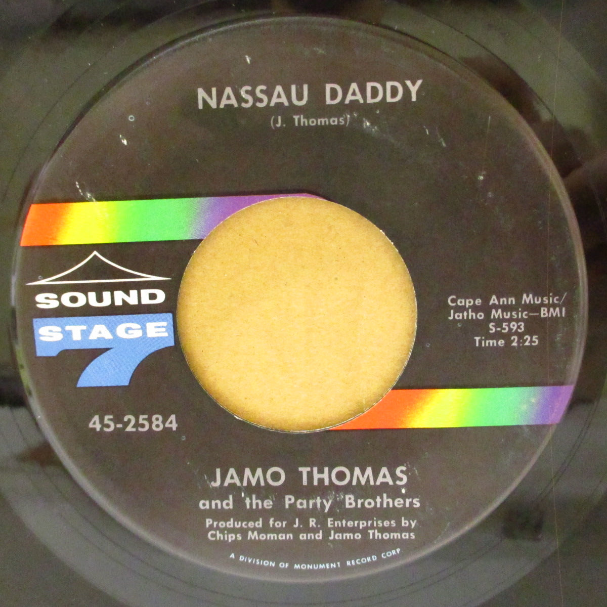 JAMO THOMAS & THE PARTY BROTHERS (ジャモ・トーマス) - Jive Mother-In-Law (US '67 オリジナル7インチ)怪メロ・R&Bノーザン & ノーザン・インスト