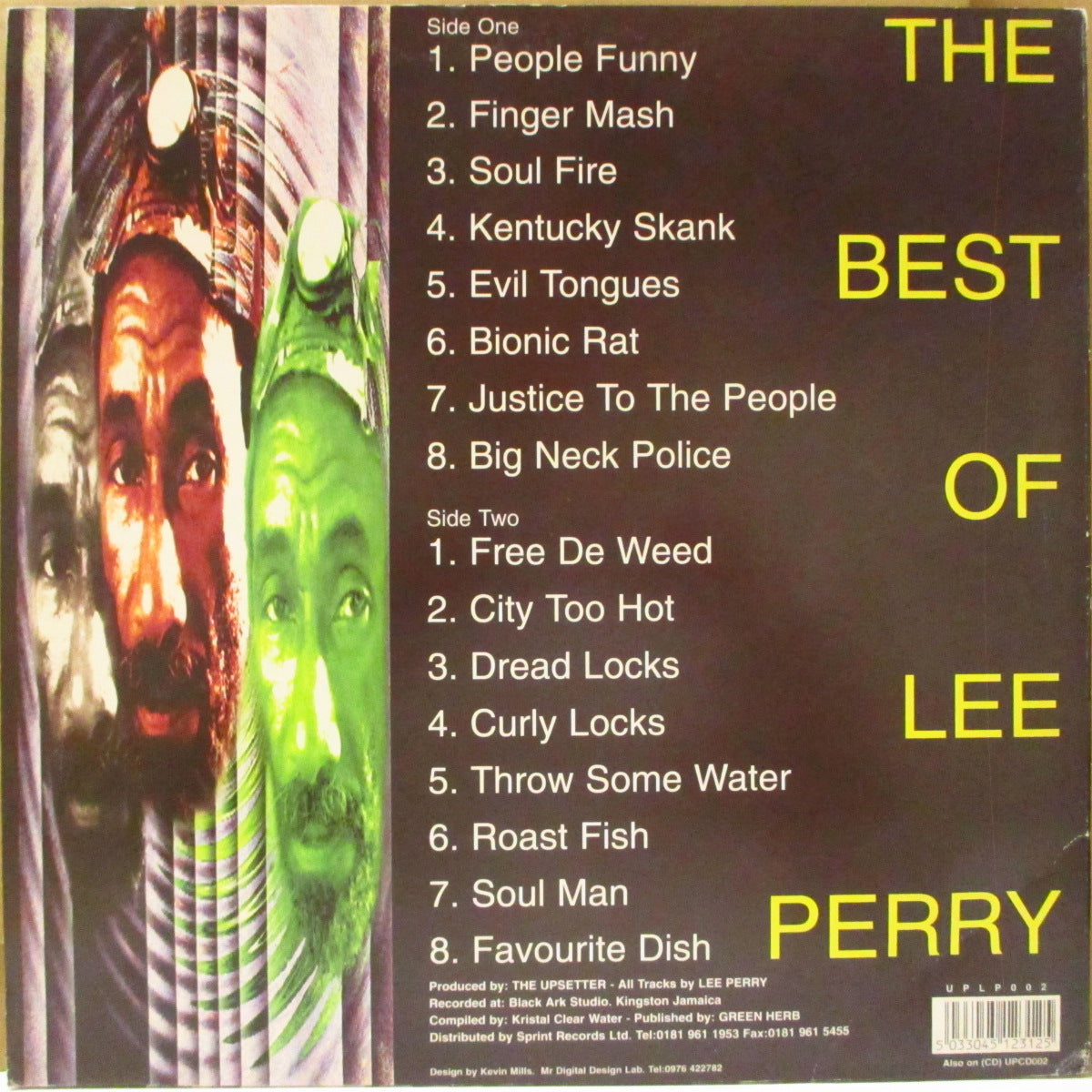 LEE PERRY (リー・ペリー) - The Best Of Lee Perry (UK '08 オリジナル LP) ベストアルバム