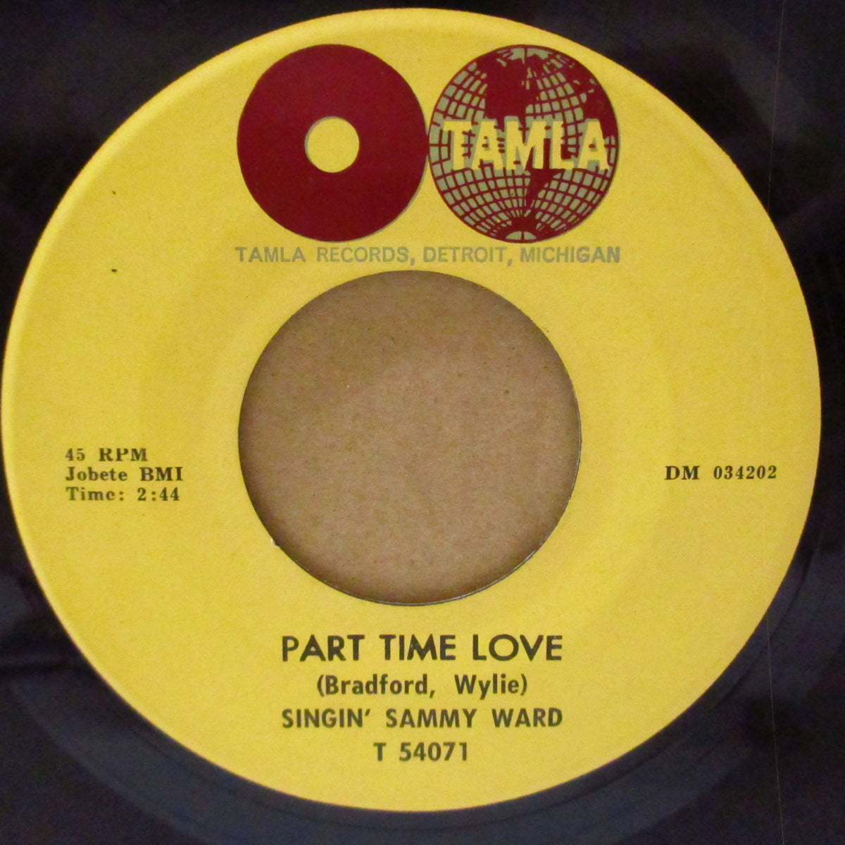 SAMMY WARD (SINGIN' SAMMY WARD) (サミー・ワード) - Someday Pretty Baby / Part Time Love (US '62オリジナル7インチ)R&B/アーリーノーザン &ブルース・バラッド!