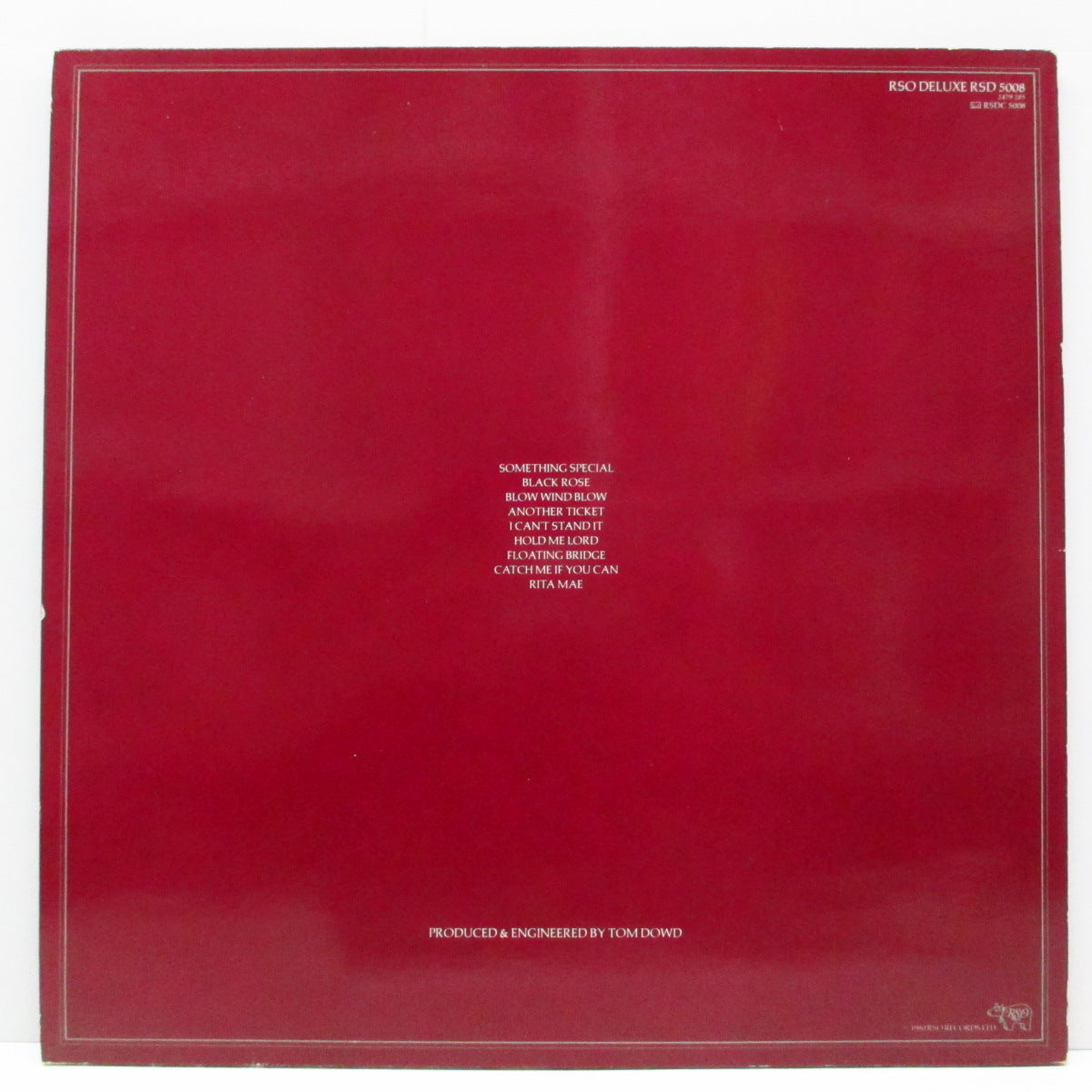 ERIC CLAPTON (エリック・クラプトン) - Another Ticket (UK オリジナル LP+インナー)