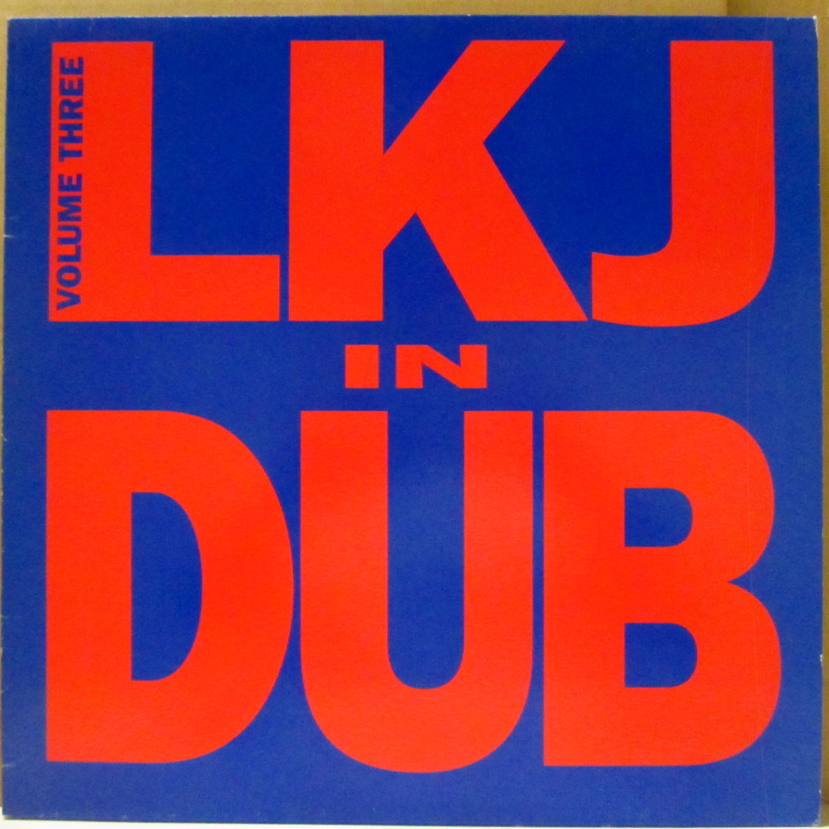 LINTON KWESI JOHNSON (リントン・クウェシ・ジョンソン) - LKJ In Dub (UK '02 再発「青ラベ/赤青ジャケ」 LP) リミックスアルバム