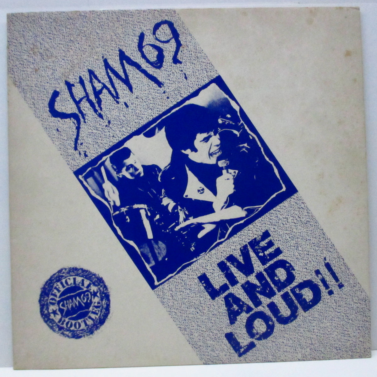 SHAM 69 (シャム 69) - Live And Loud!! (UK 初回オリジナル「白ラベ」LP)