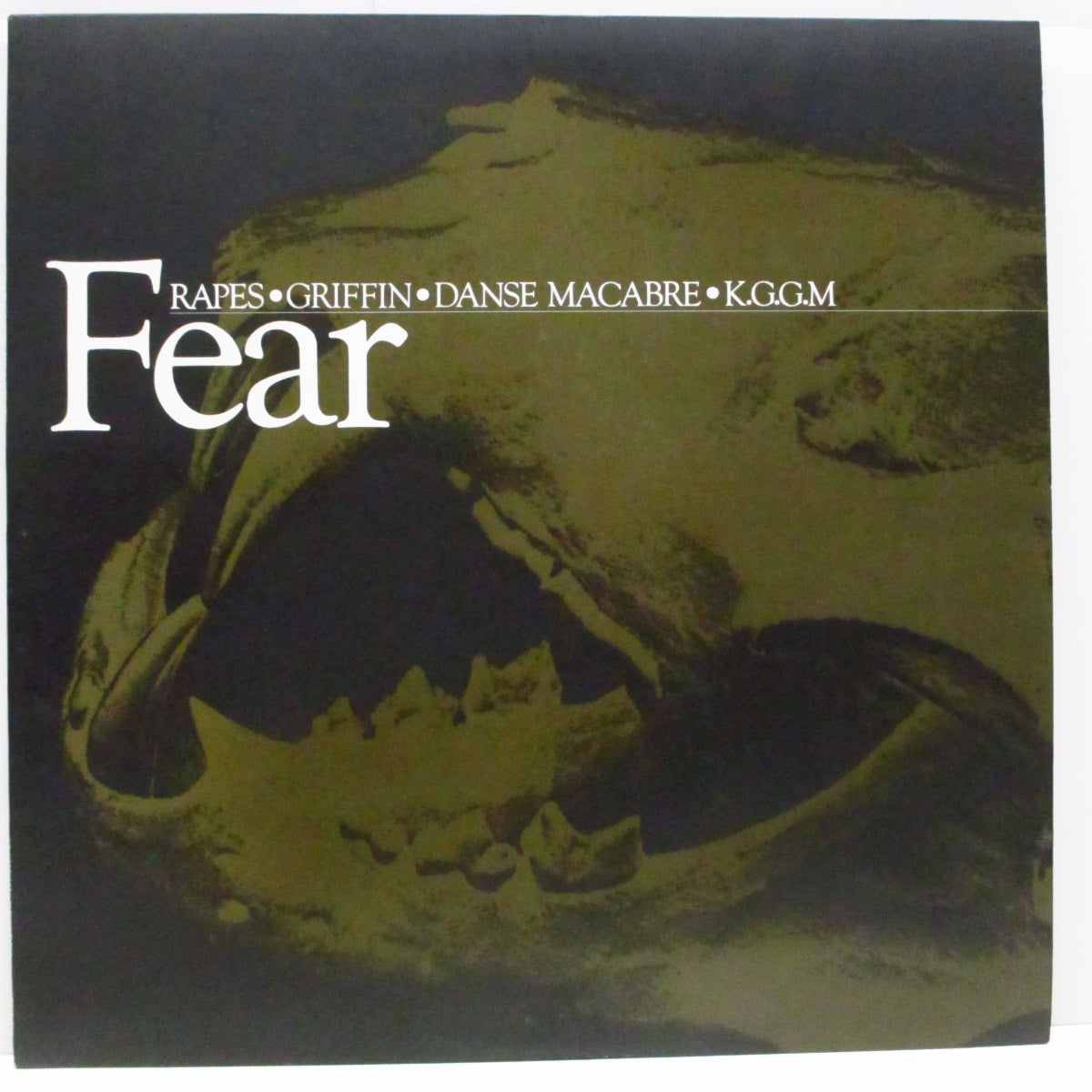 V.A. ('89年大阪ハードコア・コンピ!) - Fear (Japan '89 オリジナル LP+インサート)