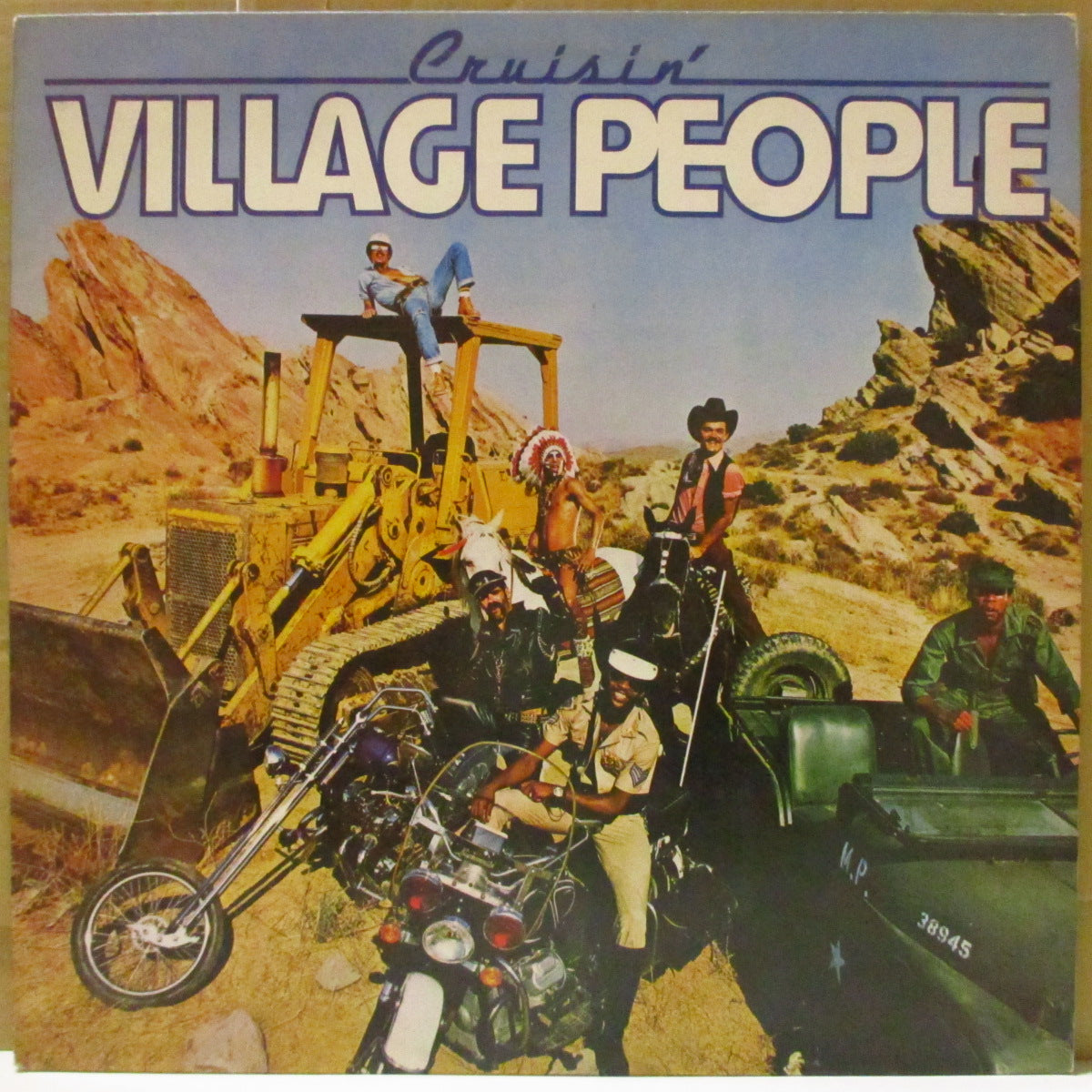 VILLAGE PEOPLE (ヴィレッジ・ピープル) - Cruisin' (UK '78 オリジナル・ステレオ LP)大ヒット「Y.M.C.A.」他、3rdアルバム!