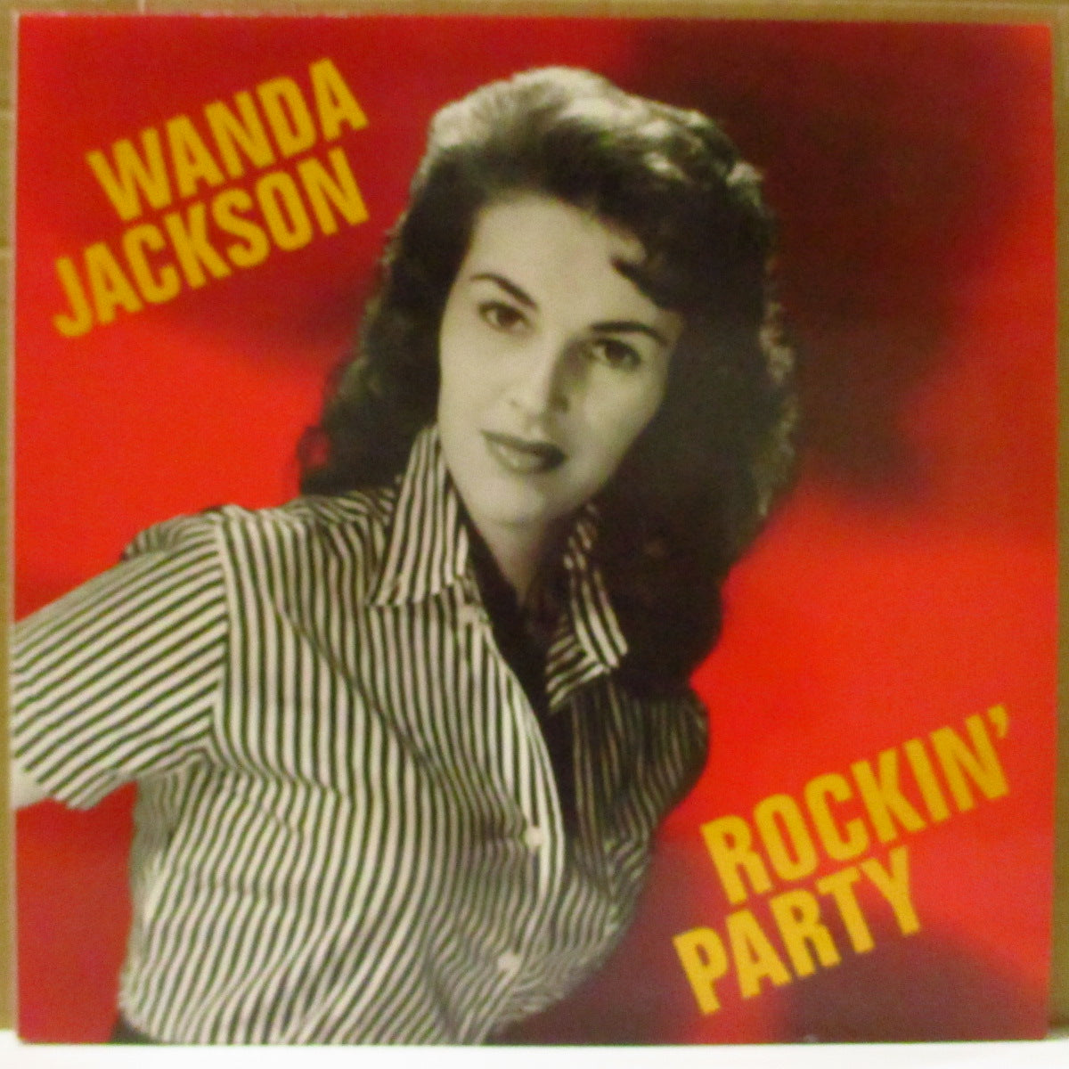 WANDA JACKSON (ワンダ・ジャクソン) - Rockin' Party (EU '93 限定「黒・銀ラベ ver」 LP)ガールロッカー・レジェンド'56〜'61年黄金期ベスト20曲!