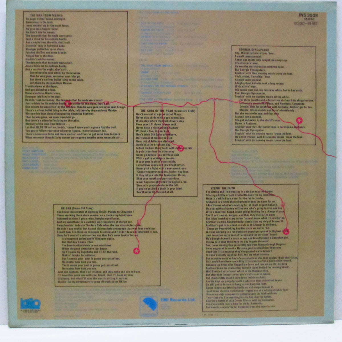 MEAL TICKET (ミール・チケット) - Code Of The Road (UK オリジナル LP/両面コーティングジャケ) '77年ファーストアルバム!