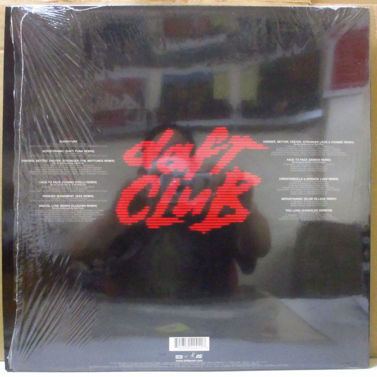 DAFT PUNK (ダフト・パンク) - Daft Club (EU オリジナル 2xLP+プレーンダイカット固紙インナー) '03年リミックス・コンピレーション