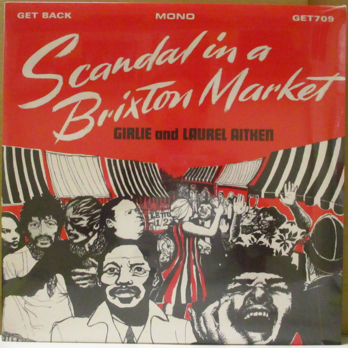GIRLIE AND LAUREL AITKEN (ガーリィ・アンド・ローレル・エイトキン) - Scandal IN A Brixton Market (Italy '09 再発モノラル LP/NEW) '69年コラボレーションアルバム