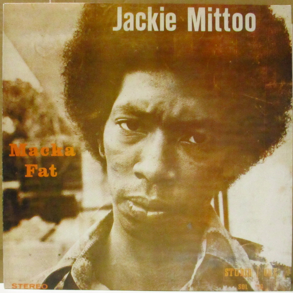 JACKIE MITTOO (ジャッキー・ミットゥ) - Macka Fat (Jamaica 00's 再発「黒ホルンロゴ緑ラベ」 LP/廃盤 NEW) '71年5thアルバム
