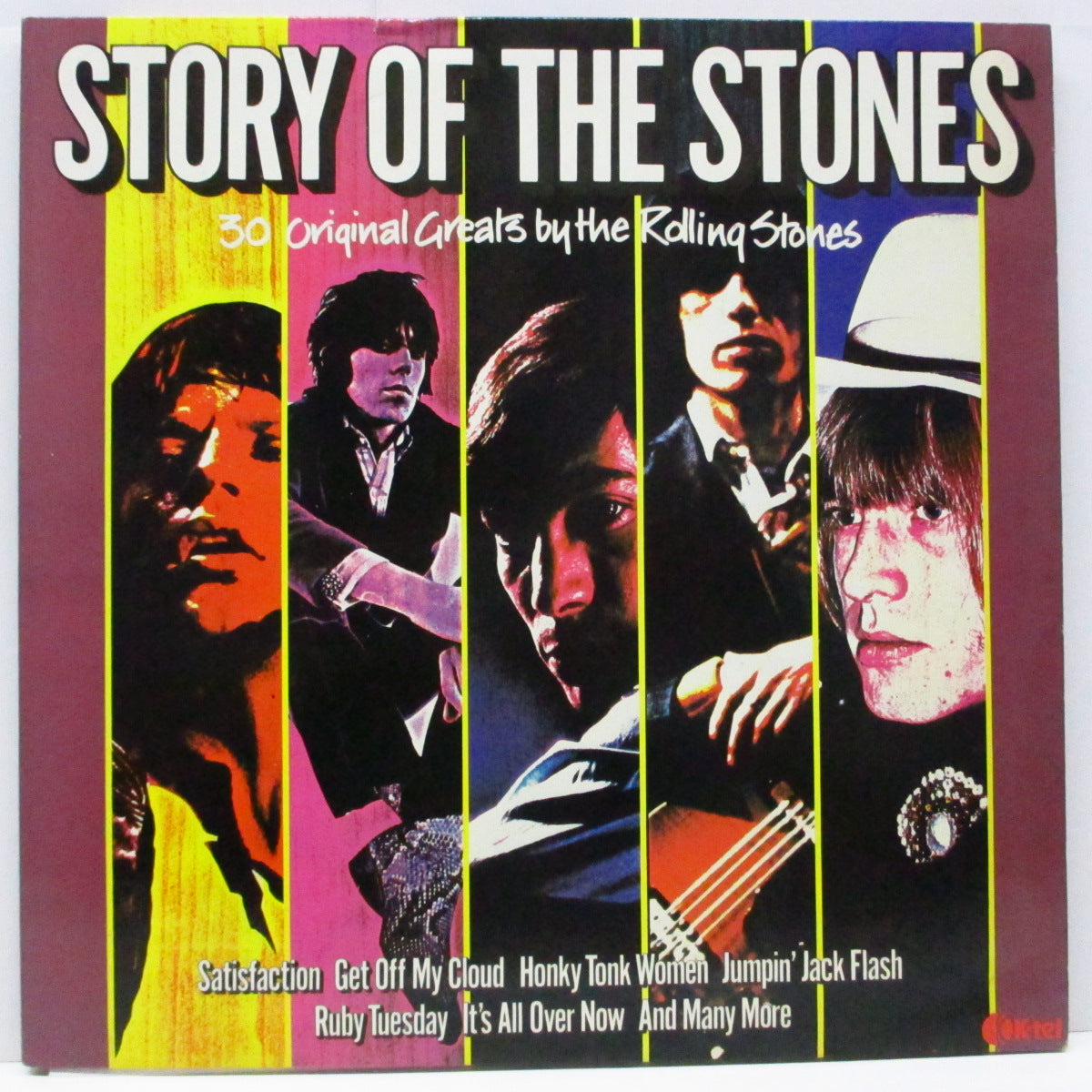 ROLLING STONES (ローリング・ストーンズ) - Story Of The Stone (UK オリジナル 2xLP/光沢見開きジャケ) '82年K-tel社からの2枚組コンピレーション!