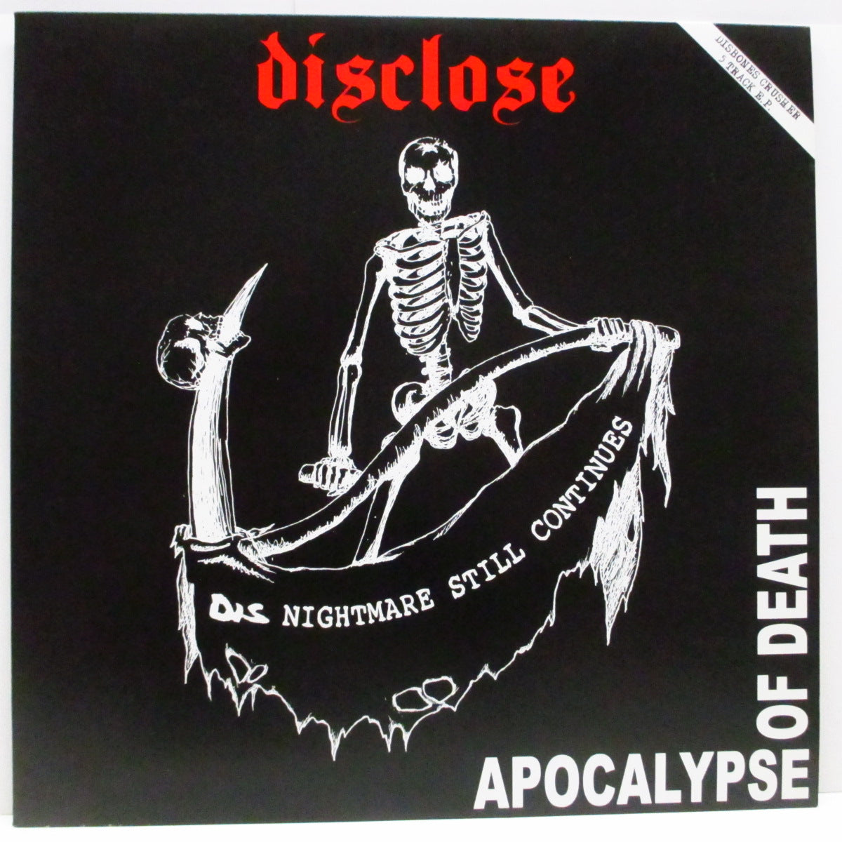DISCLOSE (ディスクローズ) - Apocalypse Of Death (Japan '02 オリジナル5曲入 12")