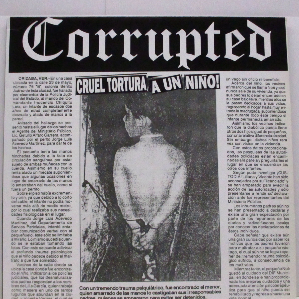 CORRUPTED / NOOTHGRUSH (コラプテッド / ヌースグラッシュ) - Question The Purpose Of Human Existence (US '97 オリジナル LP+インサート、ポスター)