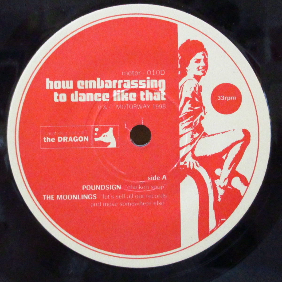 V.A. ('90s US・インディロック/インディポップ・コンピ) - How Embarrassing To Dance Like That (Japan オリジナル 7インチ+光沢ソフト紙ジャケ, ミニインサート)