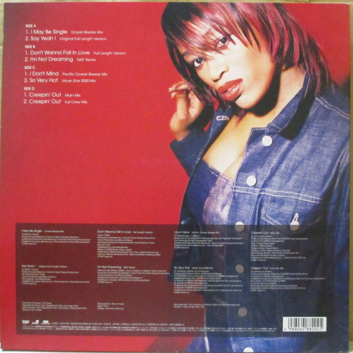 ELISHA LA'VERNE (エリーシャ・ラヴァーン) - Club Classics (Japan オリジナル 2xLP/光沢エンボスジャケ) '01年ベスト&リミックスアルバム