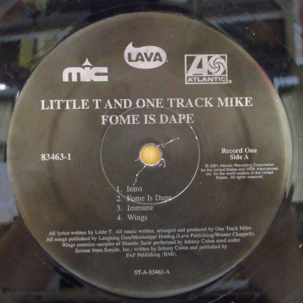 LITTLE-T AND ONE TRACK MIKE. (リトルT・アンド・ワン・トラック・マイク) - Fome Is Dape (US オリジナル 2xLP+インサート) '01年唯一アルバム