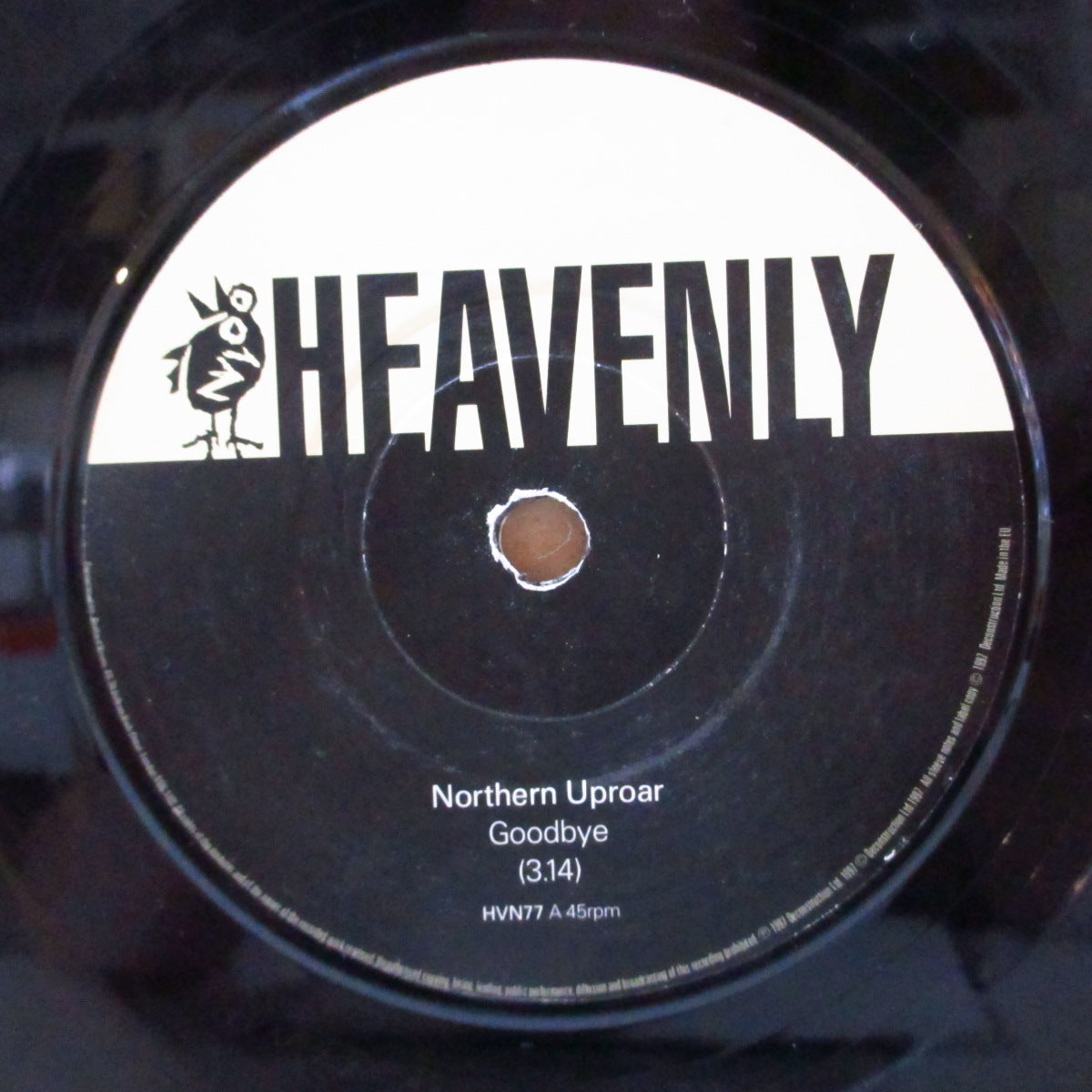 NORTHERN UPROAR (ノーザン・アップロアー) - Goodbye (UK オリジナル 7インチ+光沢固紙ジャケ)