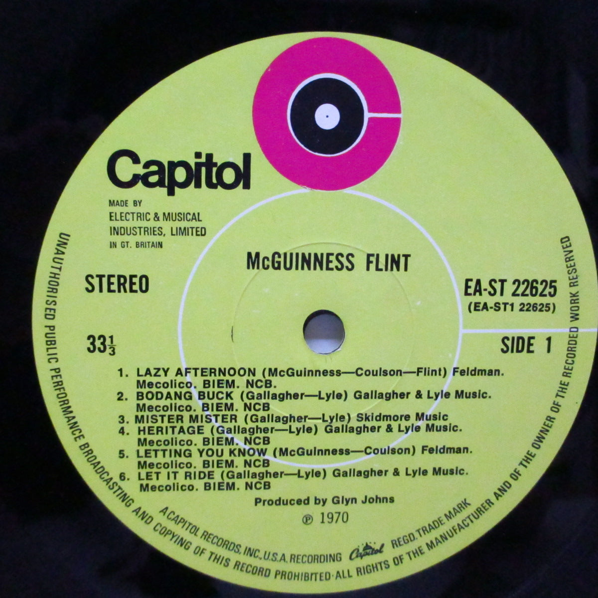 McGUINNESS FLINT (マッギネス・フリント) - McGuinness Flint (1st) (UK オリジナル LP/表面ザラ紙見開ジャケ) '70年デビューアルバム !