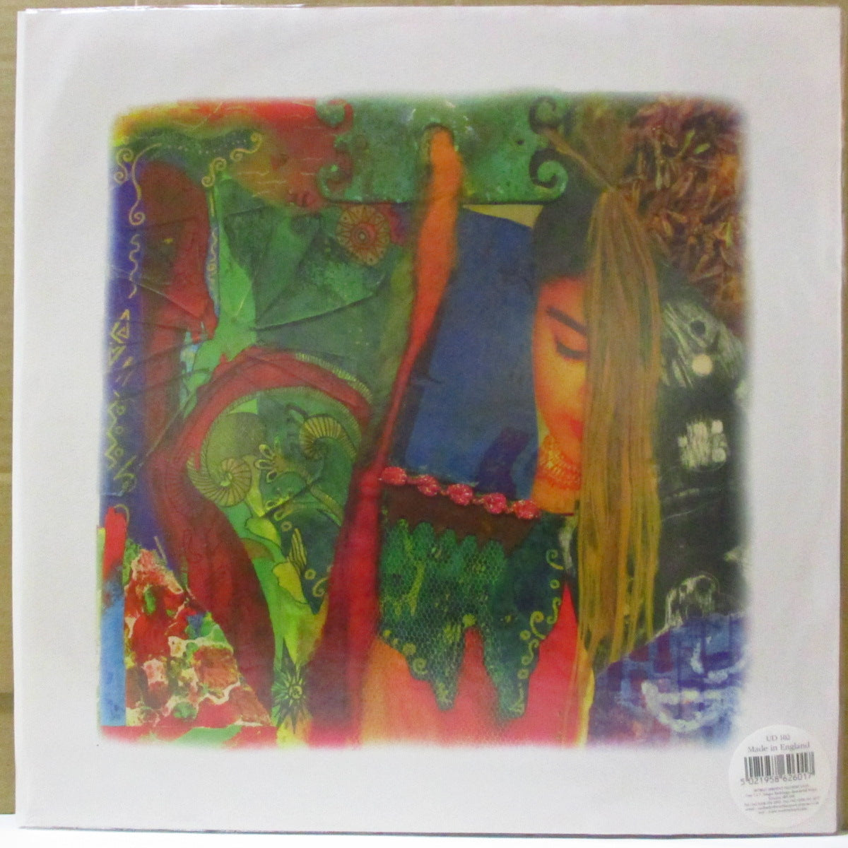 NURSE WITH WOUND (ナース・ウィズ・ウーンド) - Man With The Woman Face (UK 限定3曲入り「クリアヴァイナル」 12インチ+インサート, レアステッカー付きPVC) '02年EP