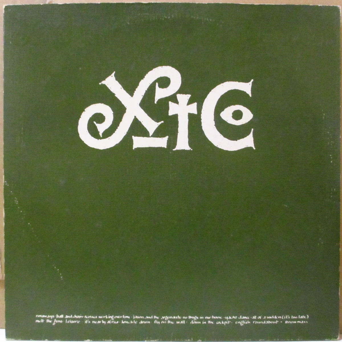 XTC (エックスティーシー) - English Settlement (UK オリジナル 2xLP+インナー/「幅広」絹目エンボスジャケ) '82年5thアルバム