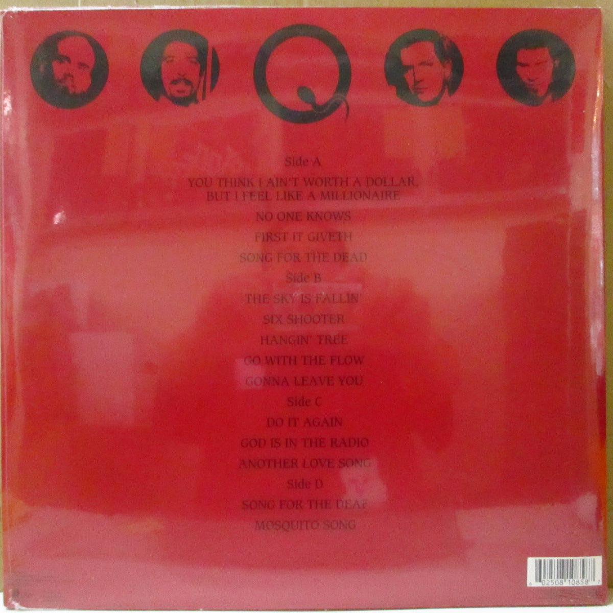 QUEENS OF THE STONE AGE (クイーンズ・オブ・ザ・ストーン・エイジ) - Songs For The Deaf (US '19 再発 2xLP/レアステッカー付き光沢見開きジャケ/NEW ) '02年3rdアルバム