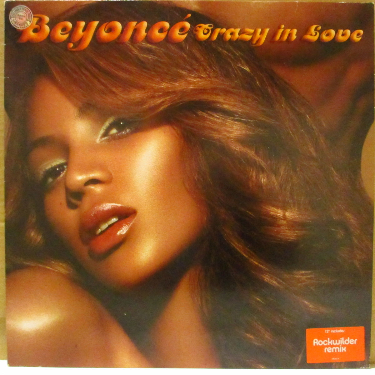 BEYONCE (ビヨンセ) - Crazy In Love (UK/EU '03 オリジナル33回転4曲入り 12インチ/レアステッカー付き光沢ジャケ)