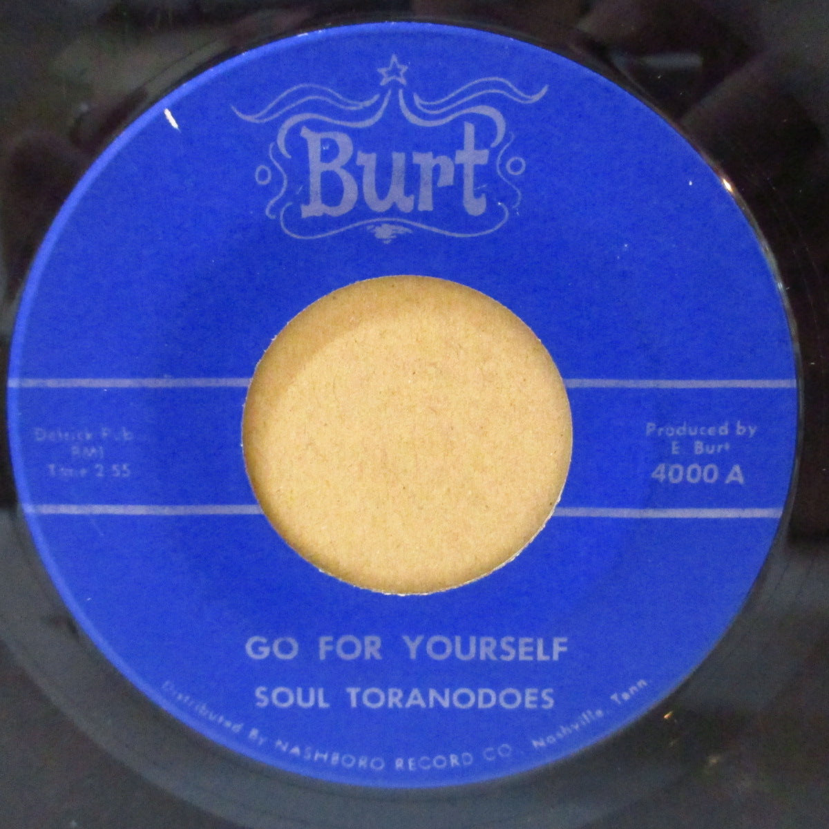SOUL TORANODOES (ソウル・トーネイドーズ) - Go For Yourself (US '69 オリジナル 7インチ)アップテンポ・ワイルド・ディープ・ファンク!