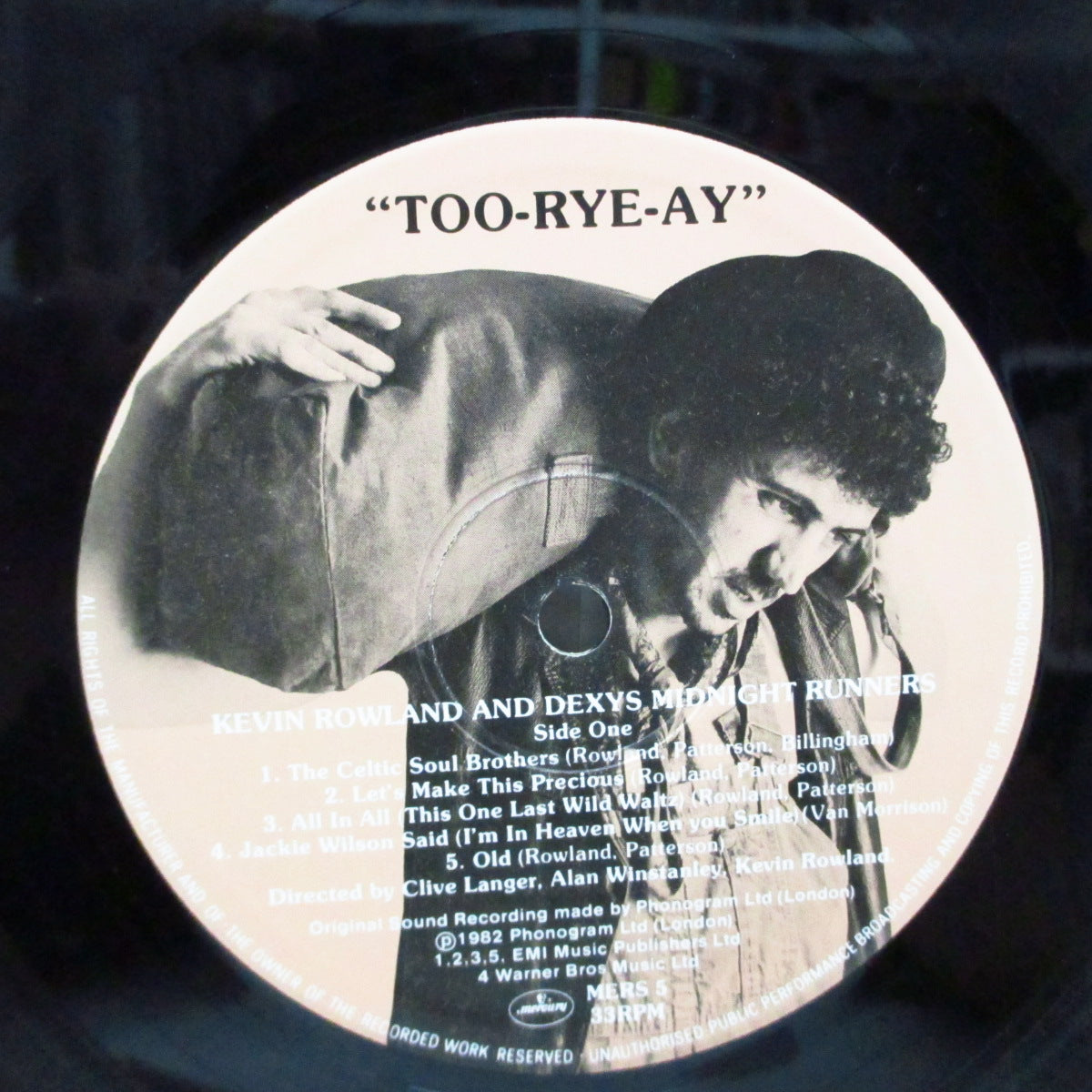 DEXYS MIDNIGHT RUNNERS (ディキシーズ・ミッドナイト・ランナーズ) - Too-Rye-Ay (UK オリジナル LP+インナー)