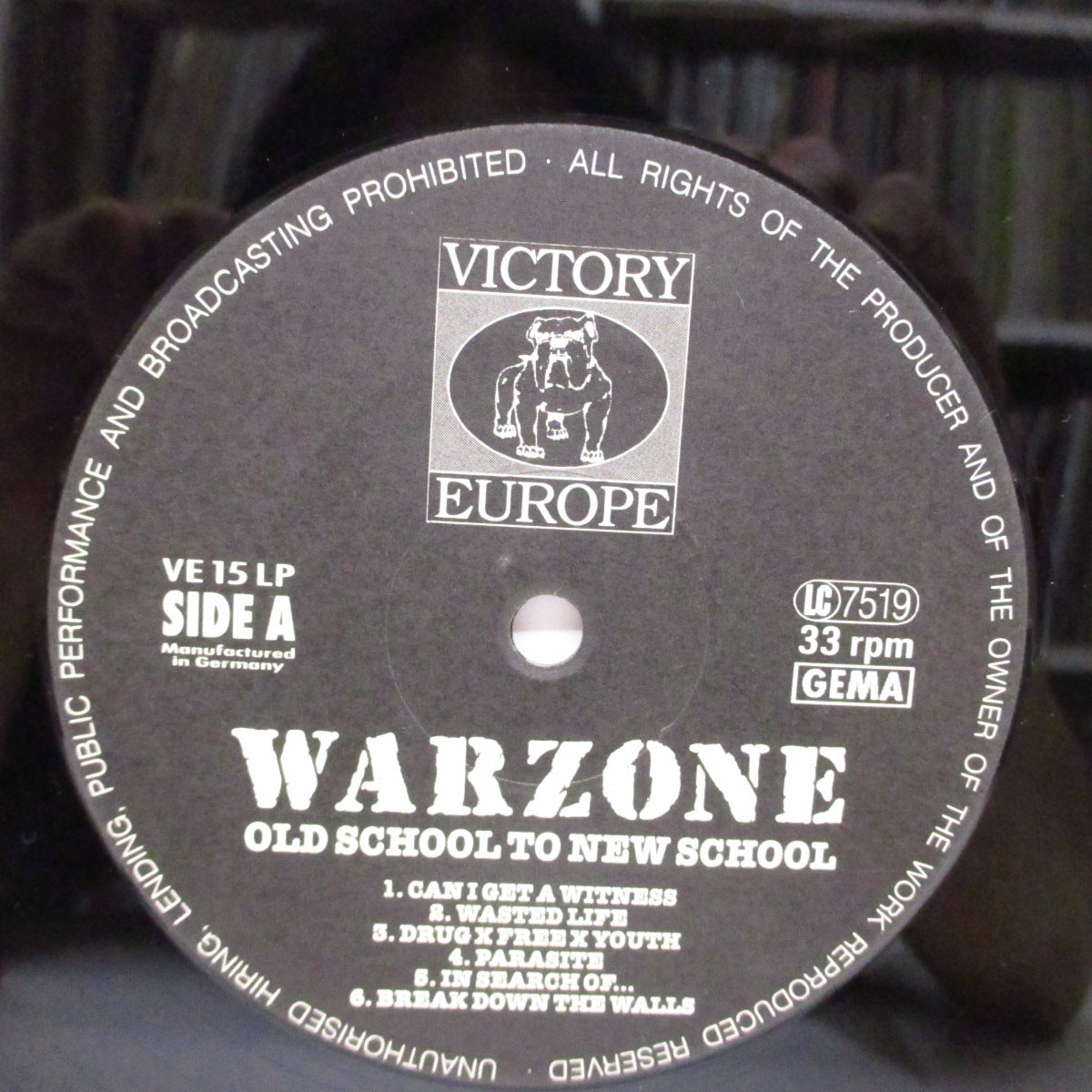 WARZONE (ウォーゾーン) - Old School To New School (EU '94 オリジナル LP+インナー) カムバック第一弾 !