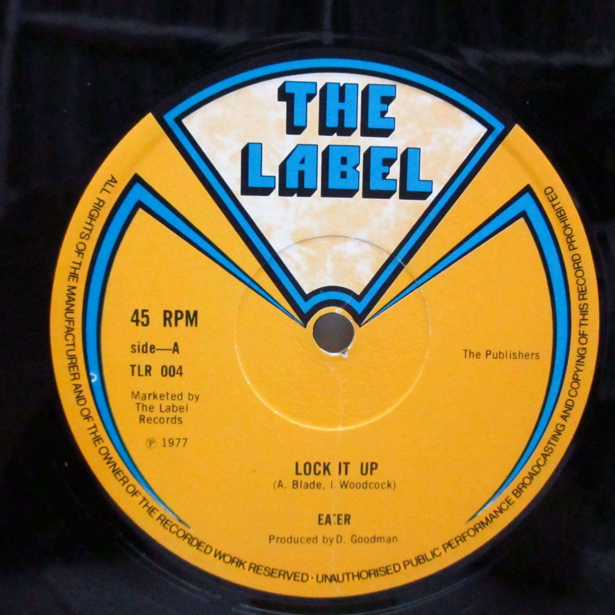 EATER (イーター) - Lock It Up / Jeepster (UK オリジナル 12")