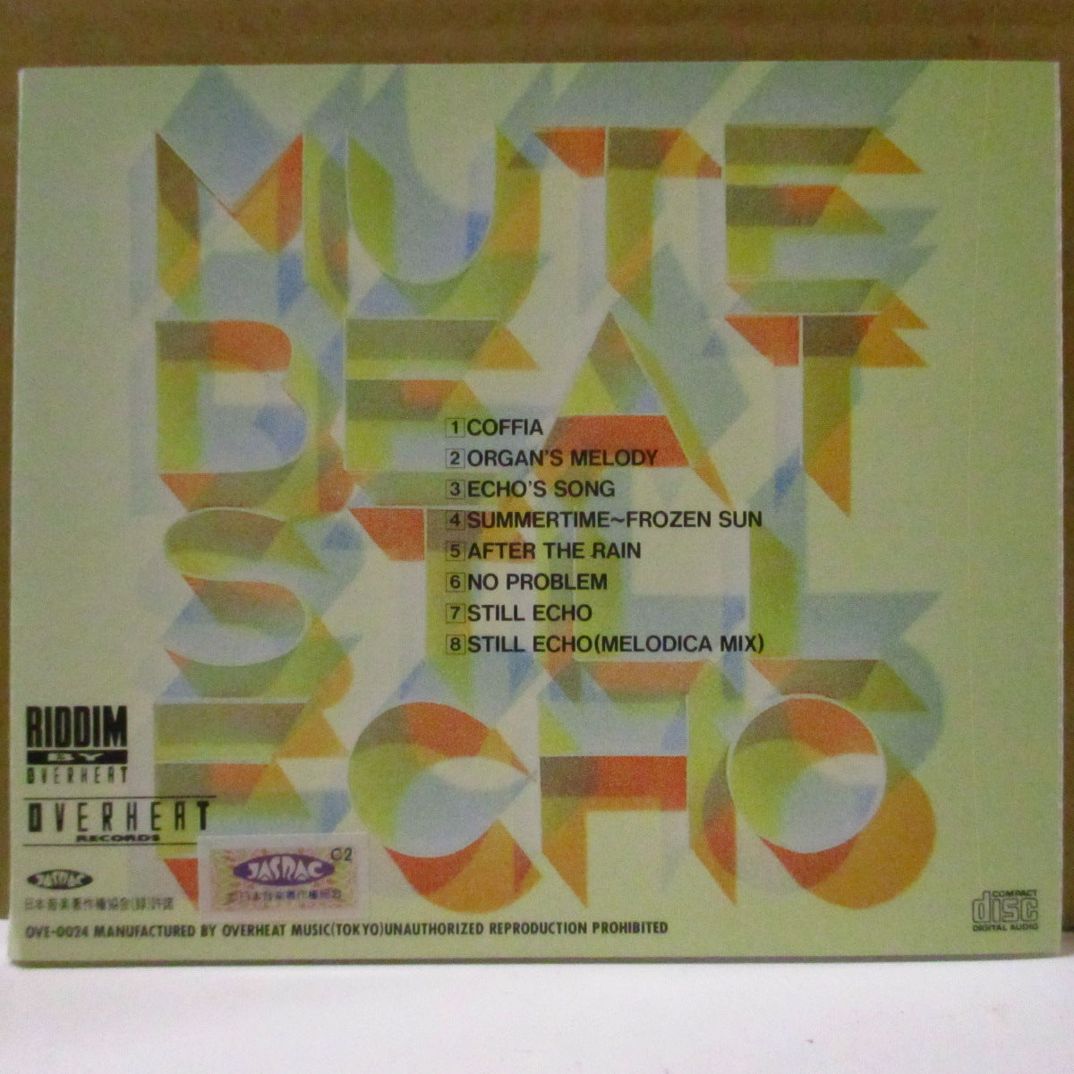 MUTE BEAT (ミュート・ビート) - Still Echo (Japan '93 再発 CD+帯) '87年初期シングル・コンピレーション