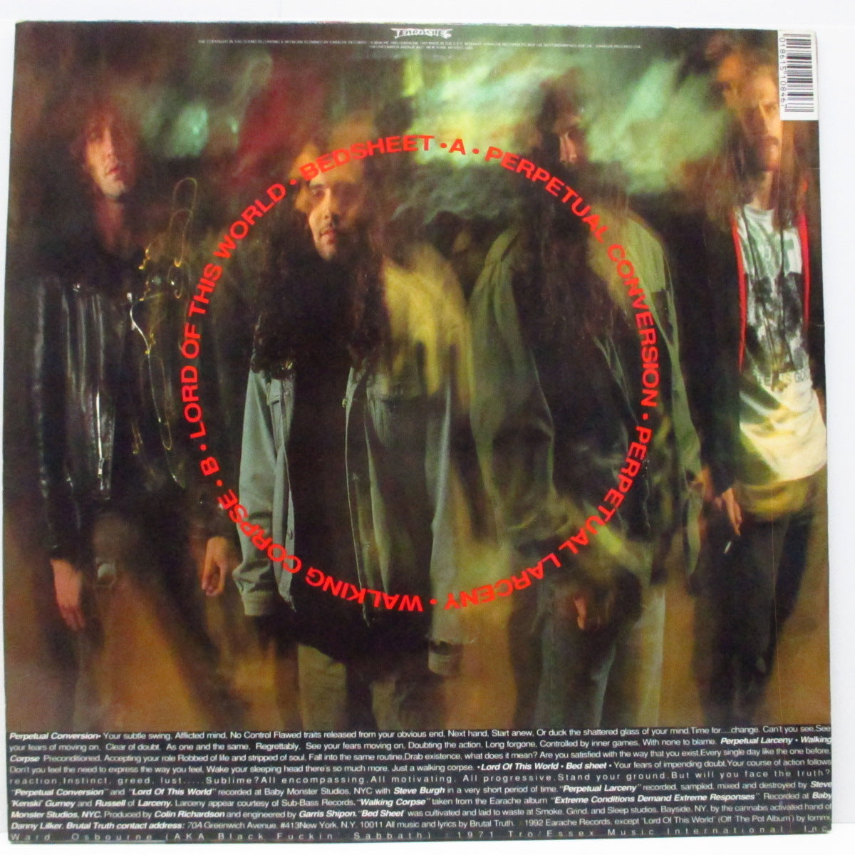 BRUTAL TRUTH (ブルータル・トゥルース) - Perpetual Conversion (UKオリジナル 12")