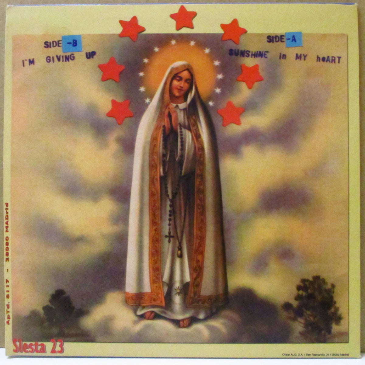 THROW THAT BEAT (IN THE GARBAGECAN!) (スロー・ザット・ビート (イン・ザ・ガービッジカン)) - Sunshine In My Heart (Spain '94 オリジナル 7インチ+光沢固紙ジャケ)