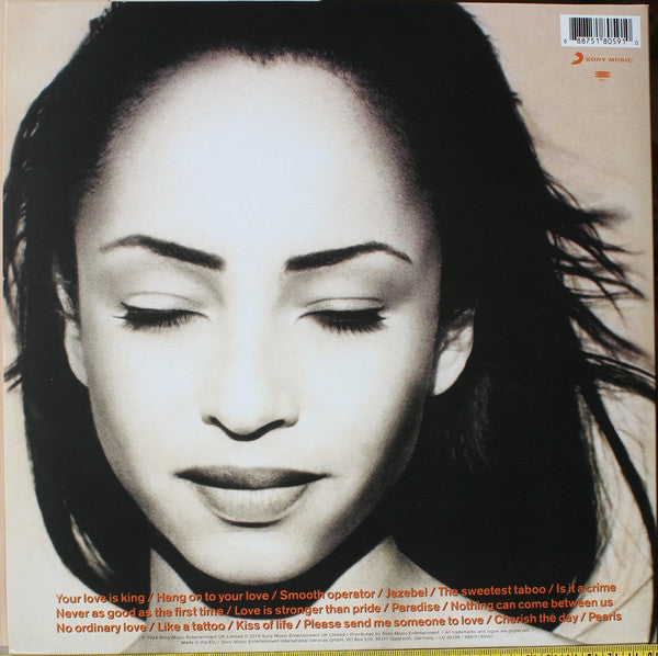 SADE (シャーデー) - The Best Of Sade (EU 正規限定再発180グラム重量 2xLP/NEW) '94年ベストアルバム