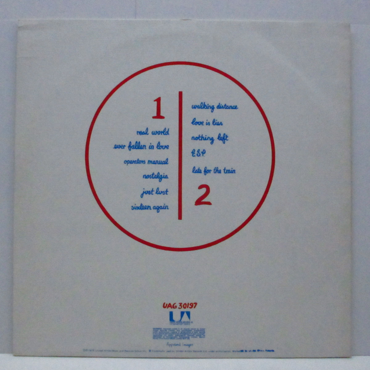 BUZZCOCKS (バズコックス) - Love Bites (UK '78「セカンドプレス」LP/テクスチャー・ジャケ)