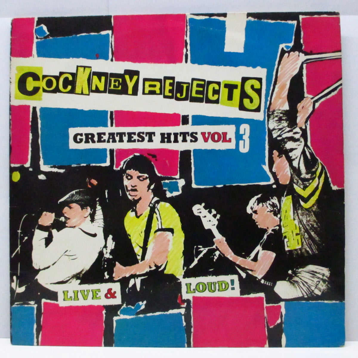 COCKNEY REJECTS (コックニー・リジェクツ) - Greatest Hits Vol.3 (UK オリジナル LP) '81年、アビーロード・スタジオ録音ライブ !