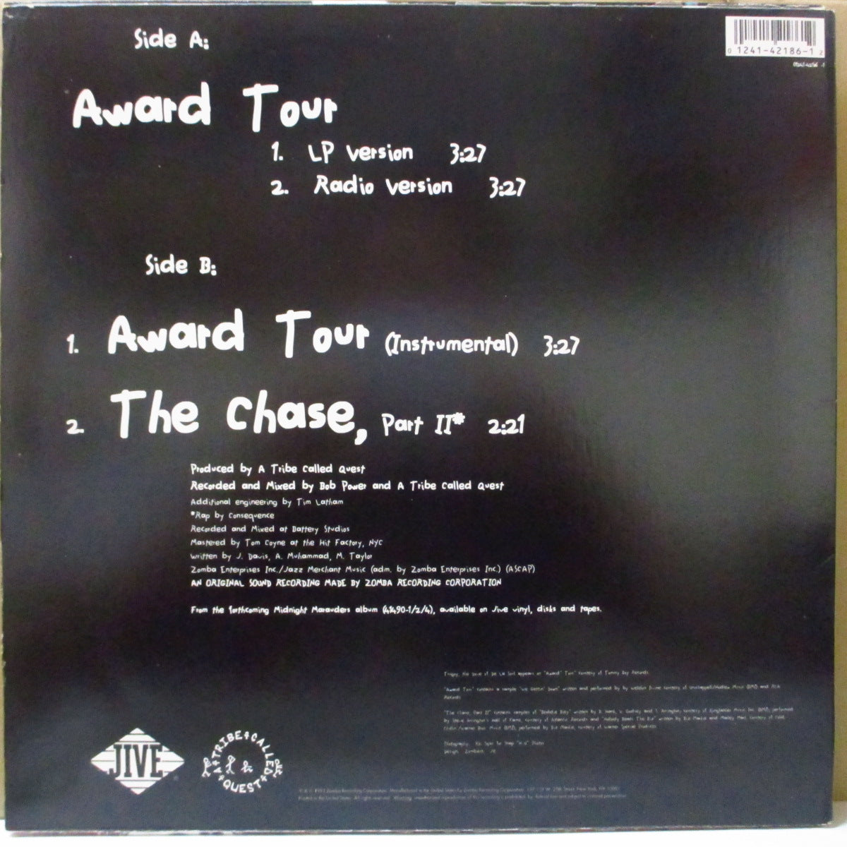 A TRIBE CALLED QUEST (ア・トライブ・コールド・クエスト) - Award Tour +3 (US オリジナル4曲入り 12インチ) '93年シングル