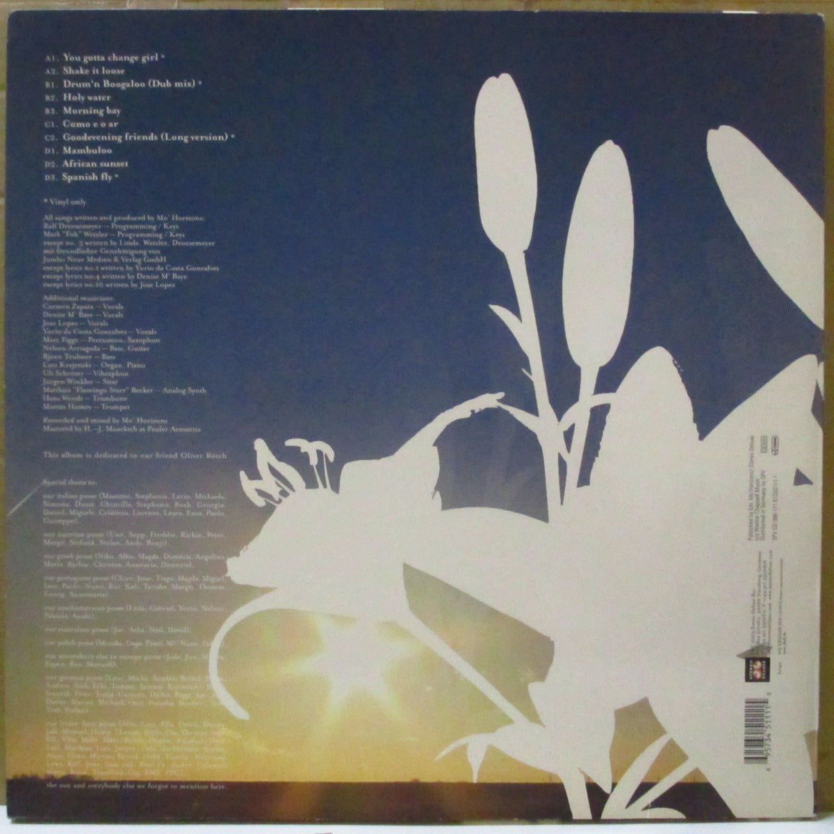 MO' HORIZONS (モー・ホライズンズ) - ..And The New Bohemian Freedom (German オリジナル 2xLP) '03年3rdアルバム