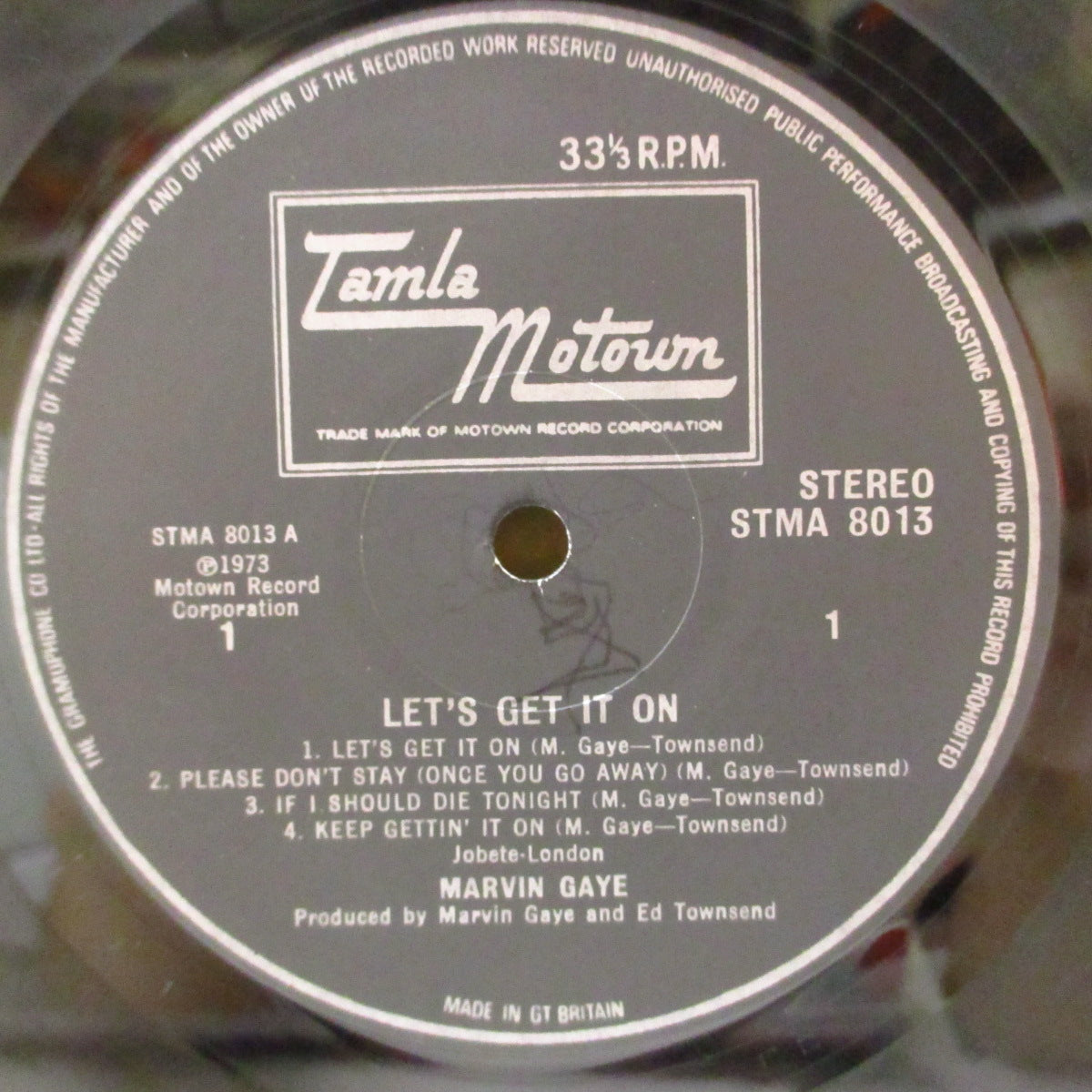 MARVIN GAYE (マーヴィン・ゲイ) - Let's Get It On (UK '73 オリジナル・ステレオ LP/見開きジャケ)近年稀な美品!
