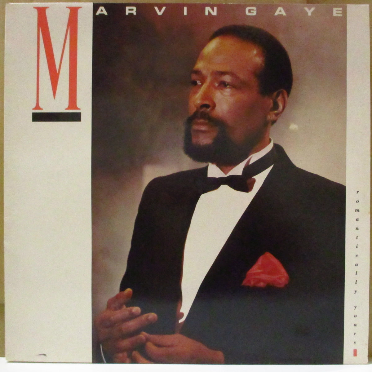 MARVIN GAYE (マーヴィン・ゲイ) - Romantically Yours (UK-EU '85 オリジナル品番「CBS 26783 」ステレオ LP)2枚目の追悼アルバム!LP未再発化。