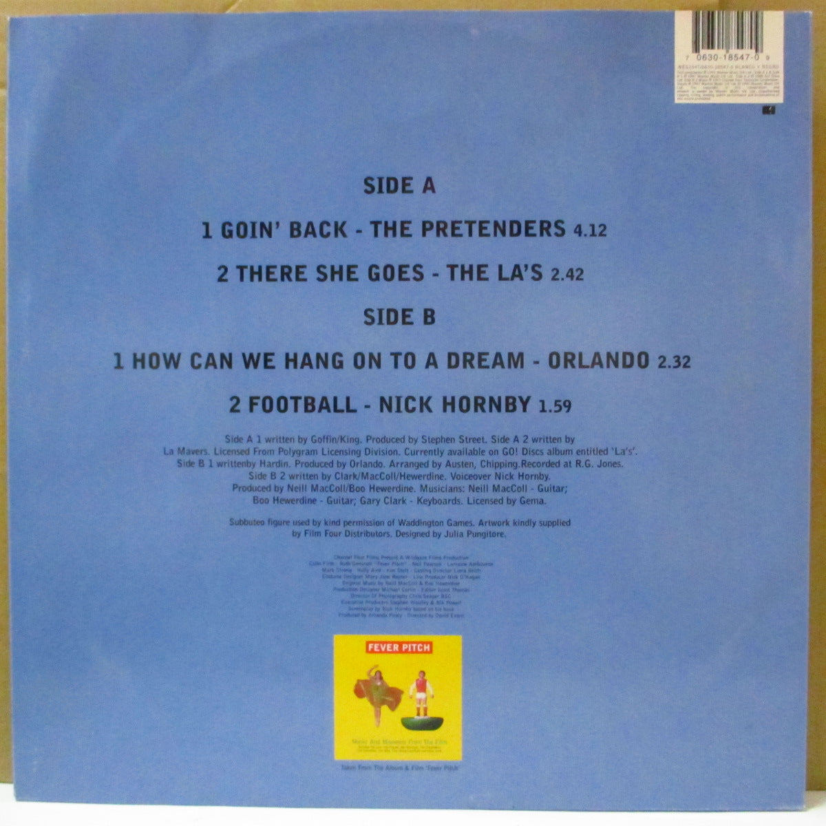 V.A. (サウンドトラック・コンピ) - The Fever Pitch E.P. (UK '97 オリジナル4曲入り 12インチ)