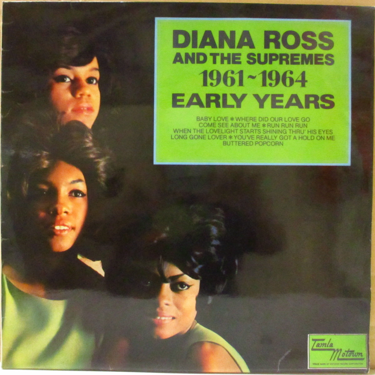 SUPREMES (DIANA ROSS AND THE) (ダイアナ・ロス&ザ・スプリームス) - 1961 - 1964 Early Years (UK '80 オリジナル・モノラル LP/表面コーティング・ジャケ)初期音源コンピ!