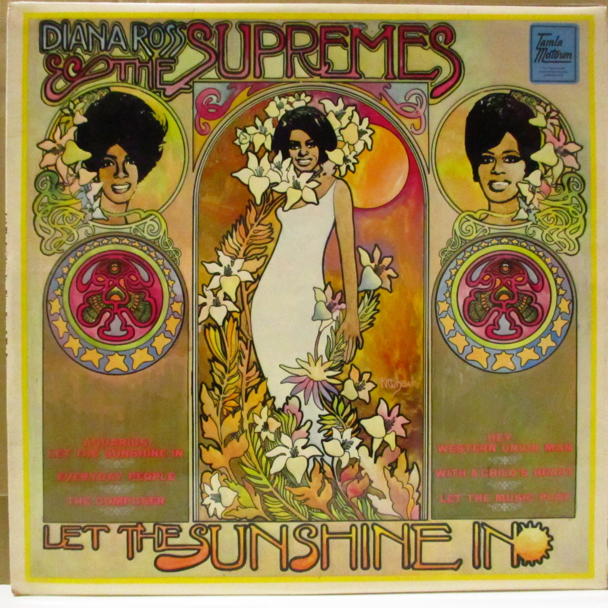 SUPREMES (DIANA ROSS AND THE) (ダイアナ・ロス&ザ・スプリームス) - Let The Sunshine In (UK '69 オリジナル・モノラル LP/両面コーティング・ジャケ)16作目アルバム