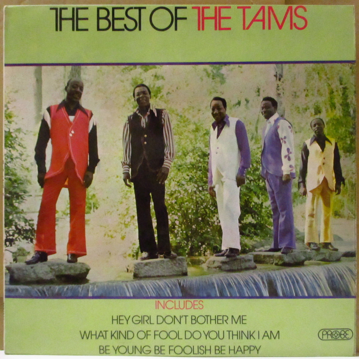 TAMS, THE (ザ・タムズ) - The Best Of The Tams (UK '71 オリジナル・ステレオ LP/表面コーティング2面折り返しジャケ) ノーザン名曲満載のベスト全14曲