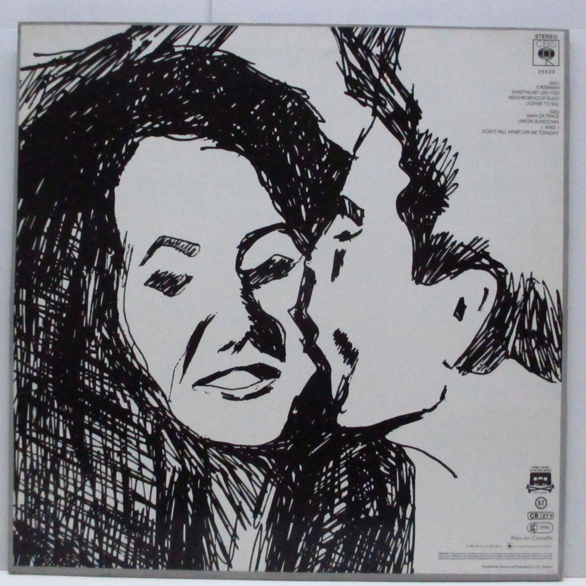 BOB DYLAN (ボブ・ディラン) - Infidels (UK オリジナル「オレンジ/イエロー」ラベ LP+インナー/光沢ジャケ)